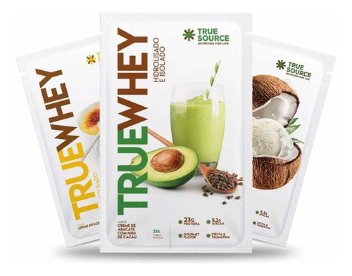 True Whey 32g - Hidrolisado E Isolado - Coconut Icecream Coconut Ice Cream