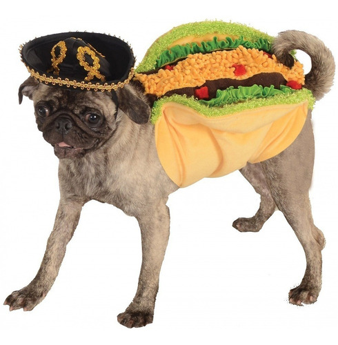 Disfraz De Taco Para Perro Talla: L Halloween