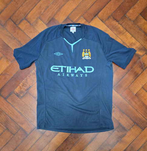 Camiseta Suplente Manchester City 2011/12 Toure 42 L (Usado)