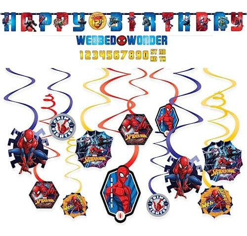 Decoraciones Para Fiesta De Cumpleaños De Spiderman: Juego D