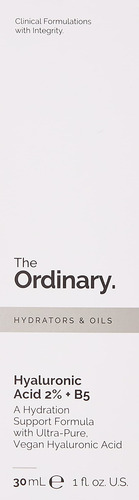 Sérum The Ordinary De Ácido Hialurónico 2% + B5 30 Ml
