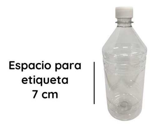 Imagen 3 de 10 de Botellas Plasticas Pet 1 Litro Tapa Rosca X 240 Un