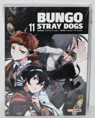 Bungo Stray Dogs: Panini Manga Bungo Stray Dogs N.11, De Kafka Asagiri., Vol. 11. Editorial Panini, Tapa Blanda, Edición 1 En Español