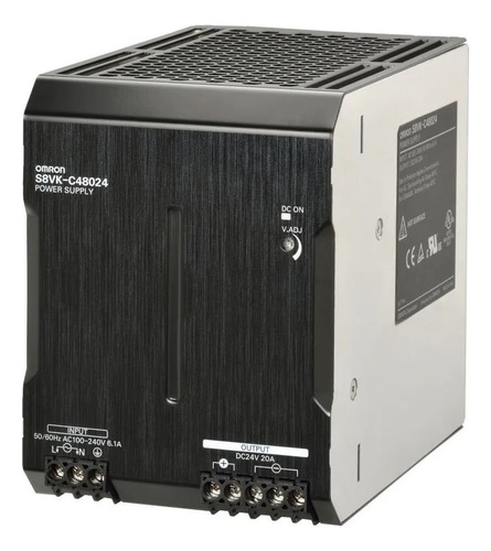 Fonte De Alimentação Chaveada 20a 24v 480w Omron S8vk-c48024