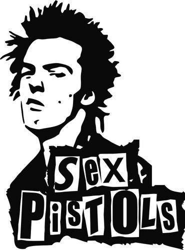 Calco Sid Vicious - Sex Pistols -punk Vinilo Sticker Plott