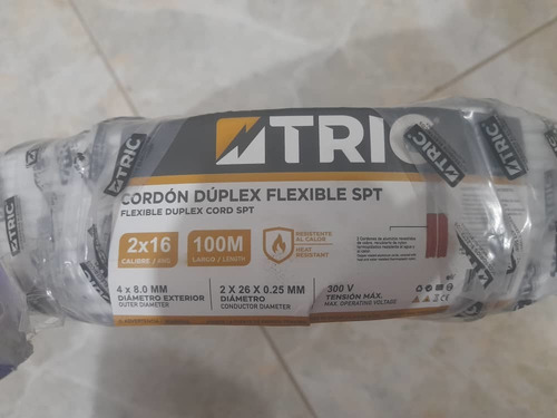 Cable Doble Morocho Spt 2x16