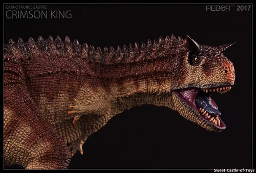 CARNOTAURUS REBOR CRIMSON KING REQUIEM DINOSSAURO COLECIONÁVEL