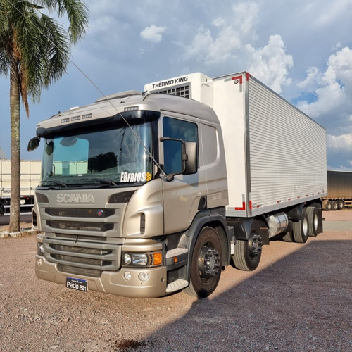 Imagem 1 de 15 de Caminhão 310 Bitruck 8x2 Scania P310 Baú Câmara Fria 2017