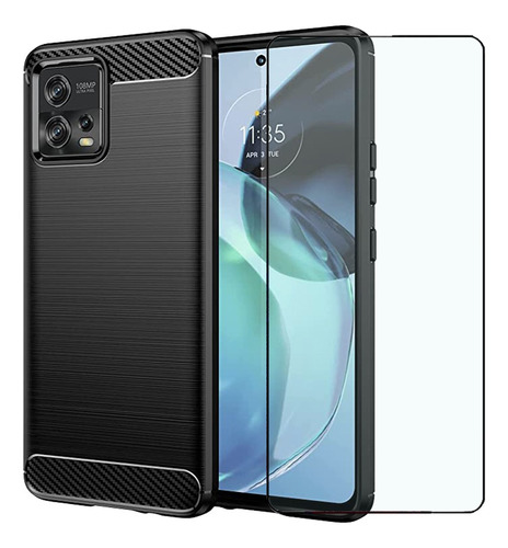 Funda Para Motorola G72 Rudo Uso  + Screen Mica