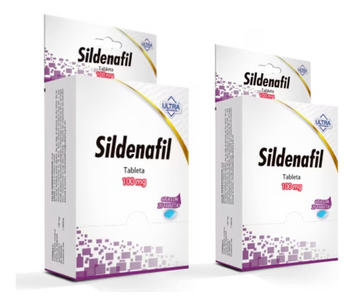 Sildenafil 100 Mg 40 Tabletas Pack Genérico De Viagra