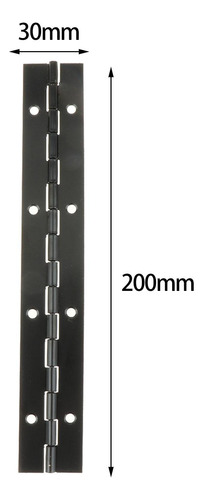 Bisagra De Piano Con Agujeros Bisagra Continua 200x30x1mm