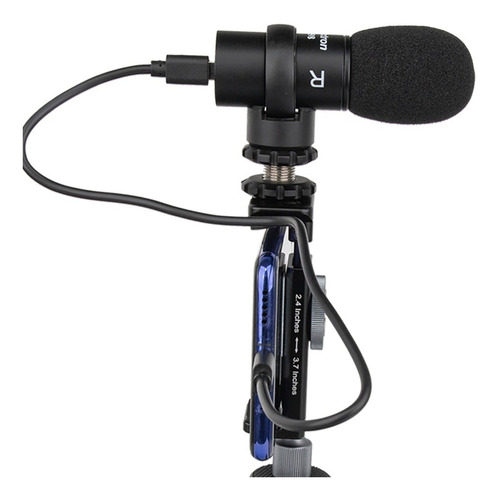 Imagen 4 de 10 de Microfono Alctron M598 Video Smart Phone Celulares Stereo