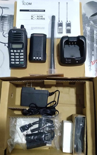 Radio Icom Ic-a14 Analógico Transreceptor Vhf Banda Aérea (Usado)