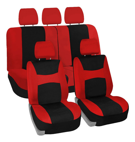 Fb030red115 - Fundas Universales De Asiento Y Banco Rojas, P