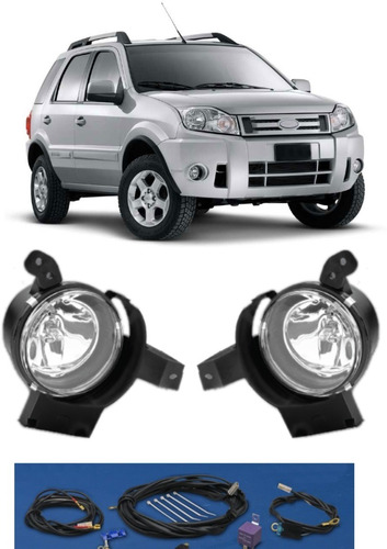 Kit Faro Auxiliar Ford Ecosport 2007 2008 09 2010 2011 2012