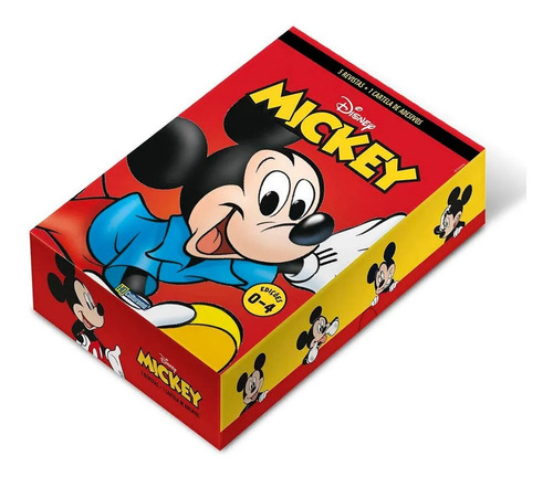 Livro Mickey Quadrinhos Disney Box Colecionador Na Caixa