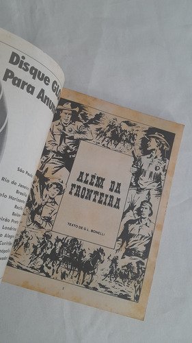 Hq Gibi Revista Tex N° 285 : Além Da Fronteira - Globo 1993 (Usado)