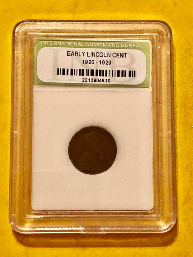5 Monedas De 1 Centavo 1906 - 1958 Estados Unidos (Usado)