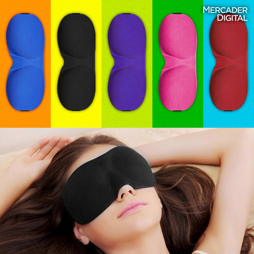 10 Pz Antifaz 3d Ajustable Dormir Viaje Máscara Descanso Ojo
