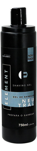 Kit 6x Shaving Gel De Barbear Neutral Shave 750ml Element