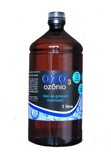  Óleo De Girassol Ozonizado Ozo3 Concentrado 1l Com Ozônio