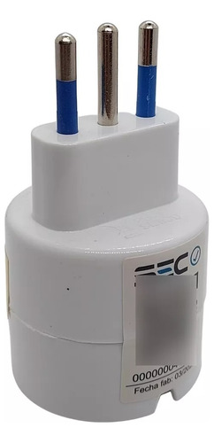 Adaptador ( Schuko) Certificado Europeo A Chileno 250v 1500w