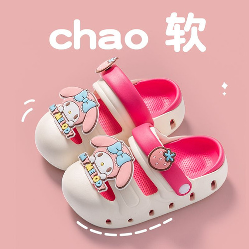 Sandalias Infantiles Sanrio Eva Zapatillas De Suela Blanda