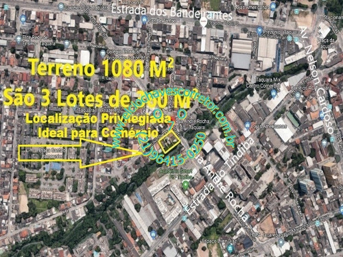 Imagem 1 de 17 de Terreno Plano De 1.080 M² No Centro Da Taquara Ideal Para Comércio. - Te00012 - 34297934