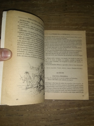 La Fierecilla Domada - Shakespeare. Biblioteca Anteojito 4 (Usado)