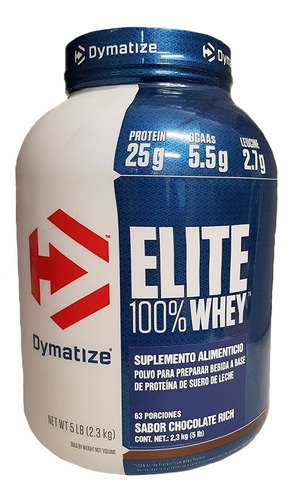 Proteina Dymatize Elite Whey 5 Lb Sabor Chocolate