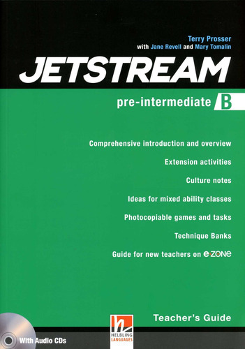 Jetstream - Pre-intermediate - Tch's  B  W/cd - Terry, Jane, de Prosser Terry / Revell Jane / Tomalin Mary. Editorial Helbling Languages, tapa blanda en inglés, 2015