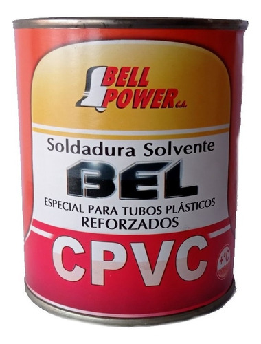 Pega Pvc-cpvc Alta Presion Bell Power 1/4galon