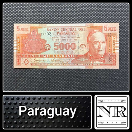 Paraguay - 5.000 Guaranies - Año 2005 - P #223 - Papel