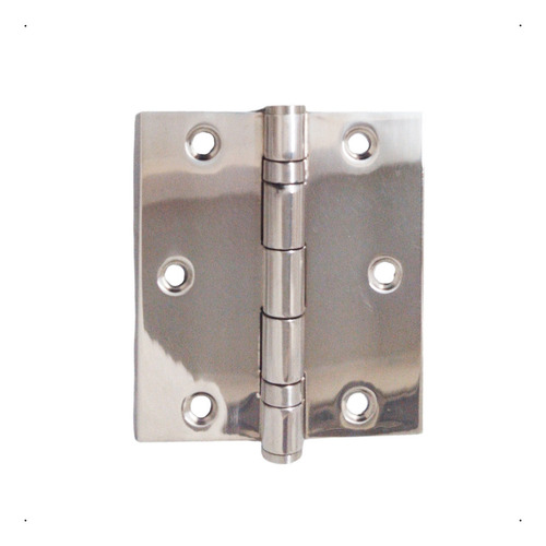 Dobradiça Aço Inox 304 Com Rolamento 3,5 X 3,0 X 2 Mm- 3 Un