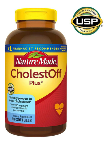 Nature Made Cholestoff Plus 210 Softgels Balance Al Colesterol