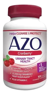 Azo Arándano Tracto Urinario Cranberry Vitamina C 100 Cáps