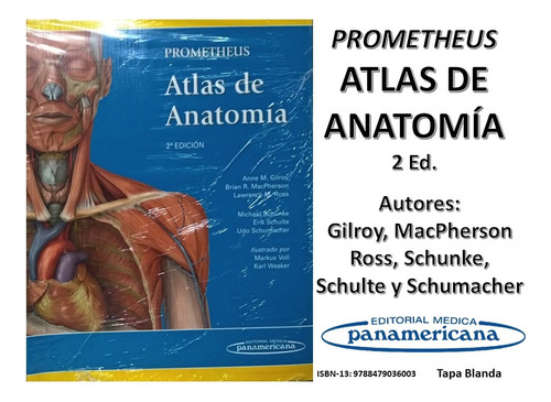 Libro Prometheus Atlas De Anatomia 2 Ed Medica Panamericana