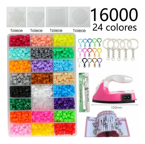 Mini Hama Perler Beads, Kit De 2,6 Mm, 16000 Piezas