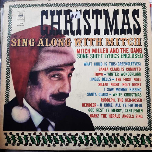 Vinilo Mitch Miller And The Gang Christmas Sing With  O3