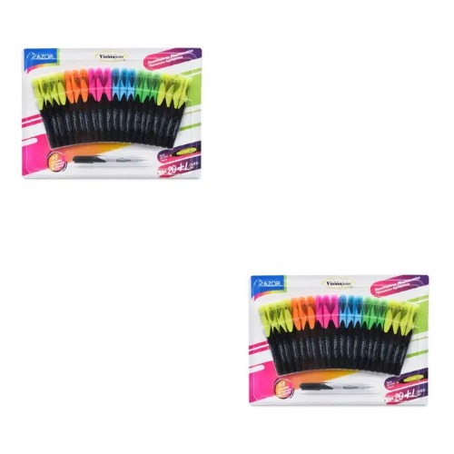 Resaltador Azor Visión Jr Multicolor 40 Pzas