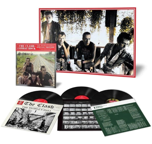 The Clash Combat Rock + The People's Hall 3 Lp Vinyl