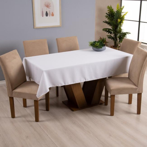 Toalha De Mesa Oxford Com Bainha 2,15 X 1,44m 