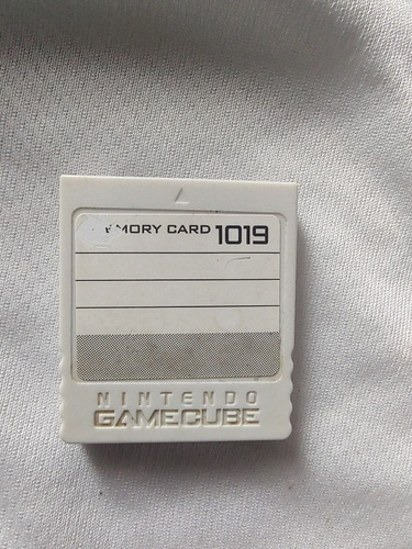 Memory Card De 1019 Bloques Gamecube (Usado)