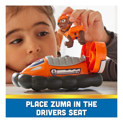 Vehículo De Juguete Paw Patrol Zumas Hovercraft Con Figura D