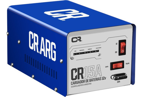 Cargador De Baterias Cr 15 Amp Carga Fija Para Auto 12 V