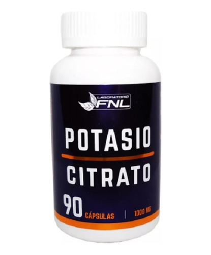 Citrato De Potasio Fnl  90 Capsulas Natural