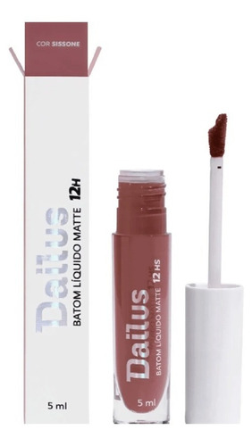 Batom Liquido Dailus Matte 12h - Sissone Acabamento Mate Cor Nude