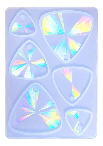 Pendientes Triangulares De Silicona Con Forma De Gota Con Fo