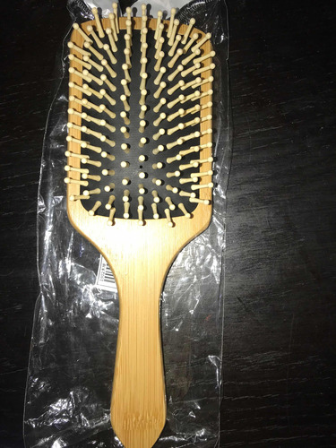 Cepillo Para Cabello De Bambu Original  Tamaño Grande