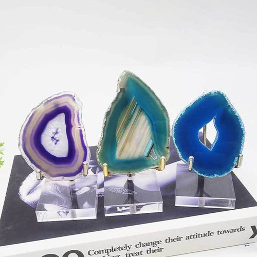 Soporte Acrílico Transparente Para Bolas De Cristal Con Base